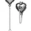 Alchemy Gothic Gothic Jewellery Alchemy Witches Heart Studs