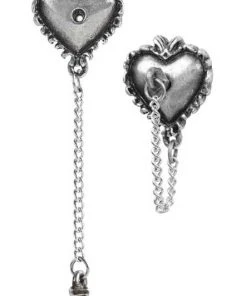Alchemy Gothic Gothic Jewellery Alchemy Witches Heart Studs