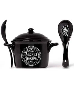 Alchemy Gothic Dining & Barware Alchemy Witches Secret Recipe Soup Bowl