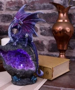 Nemesis Now Amethyst Custodian Dragon All Homeware