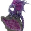 Nemesis Now Amethyst Custodian Dragon All Homeware