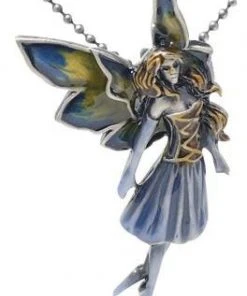 Amy Brown Jewellery Amy Brown Forget Me Not Fairy Enamel Pendant All Jewellery