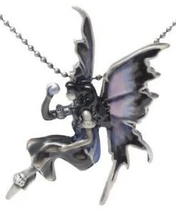 Amy Brown Jewellery Amy Brown Moonstone Fairy Enamel Pendant