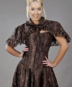 Burleska Amy Brown Lace Bolero Shrug