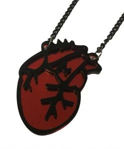 Gothic And Steampunk Jewellery Anatomical Heart Necklace