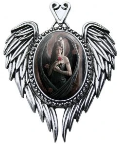 Anne Stokes Jewellery All Jewellery Anne Stokes Angel Rose Cameo Necklace 7 Anne Stokes Jewellery All Jewellery Anne Stokes Angel Rose Cameo Necklace