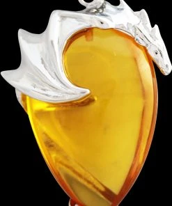 Anne Stokes Jewellery Anne Stokes Silver Basking Draca Pendant