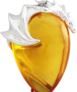 Anne Stokes Jewellery Anne Stokes Silver Basking Draca Pendant