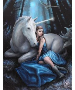 Something Different Anne Stokes Blue Moon Fantasy Unicorn Picture
