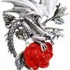 Carpe Noctum All Jewellery Anne Stokes Draca Rosa Pendant