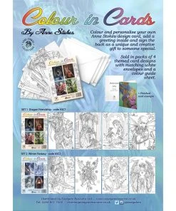Eastgate Books And Journals Anne Stokes Colour In Cards, Winter Fantasy Set, Fantasy Art Colouring Greetings Cards 7 Eastgate Books And Journals Anne Stokes Colour In Cards, Winter Fantasy Set, Fantasy Art Colouring Greetings Cards