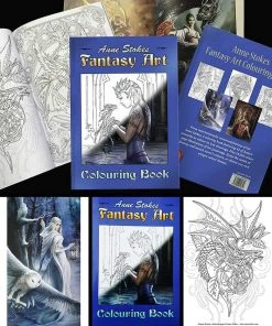 Eastgate Anne Stokes Fantasy Art Colouring Book All Homeware
