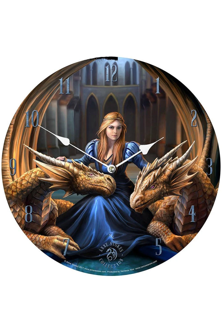 Nemesis Now Anne Stokes Fierce Loyalty Clock 3 Nemesis Now Anne Stokes Fierce Loyalty Clock