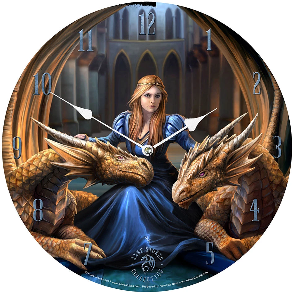 Nemesis Now Anne Stokes Fierce Loyalty Clock 4 Nemesis Now Anne Stokes Fierce Loyalty Clock