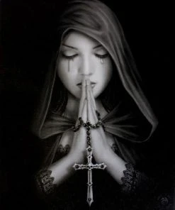 Something Different Anne Stokes Gothic Prayer Picture Sale