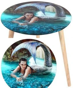 Something Different Anne Stokes Hidden Depths Glass Table All Homeware