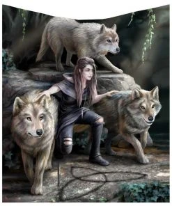 Nemesis Now Anne Stokes Power Of Three Throw Bedroom