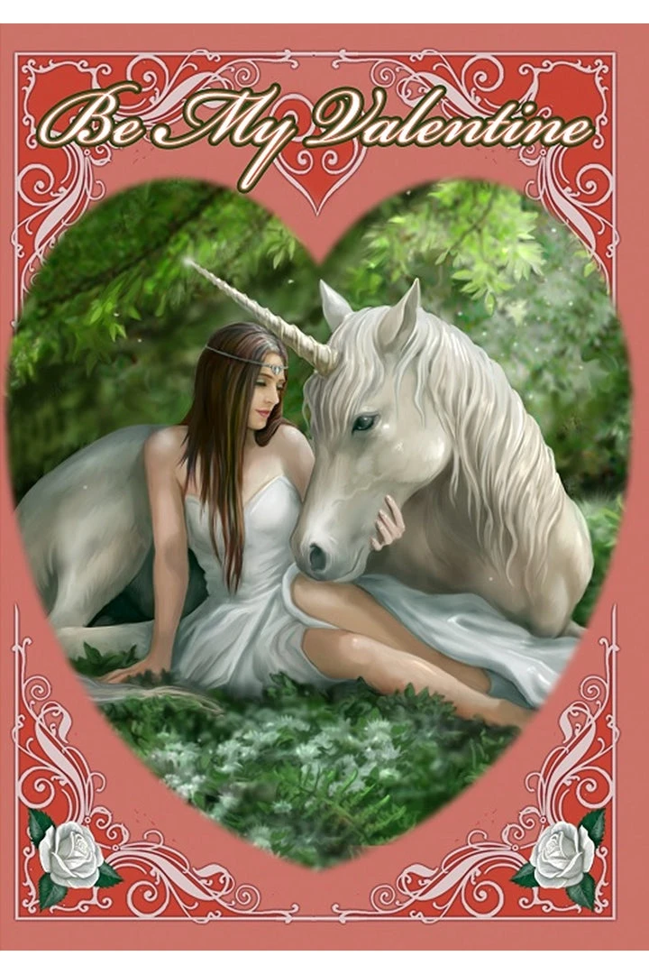 Eastgate Unicorns Anne Stokes Pure Heart, Be My Valentine, Unicorn Valentines Card 3 Eastgate Unicorns Anne Stokes Pure Heart, Be My Valentine, Unicorn Valentines Card