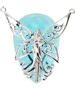 Anne Stokes Jewellery Anne Stokes Silver Fairy Poesy Pendant All Jewellery
