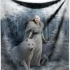 Nemesis Now Bedroom Anne Stokes Winter Guardians Throw Blanket