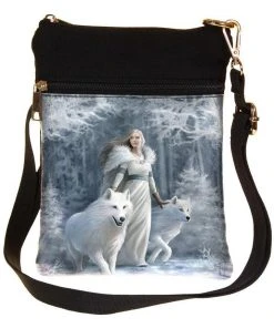 Nemesis Now All Bags Anne Stokes Winter Guardians Wolves Shoulder Bag