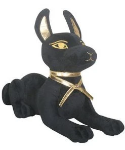 Gothic Gifts Anubis Egyptian Plush Lying Down