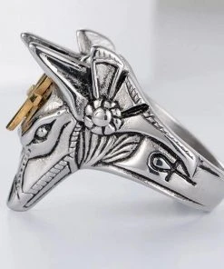 Gothic And Steampunk Jewellery Anubis Ring Gothic Jewellery