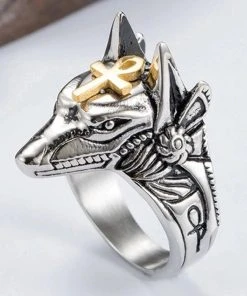 Gothic And Steampunk Jewellery Anubis Ring Gothic Jewellery