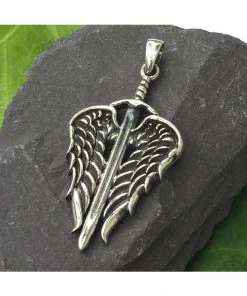 Seventh Sense Arch Angels Sword Pendant Silver