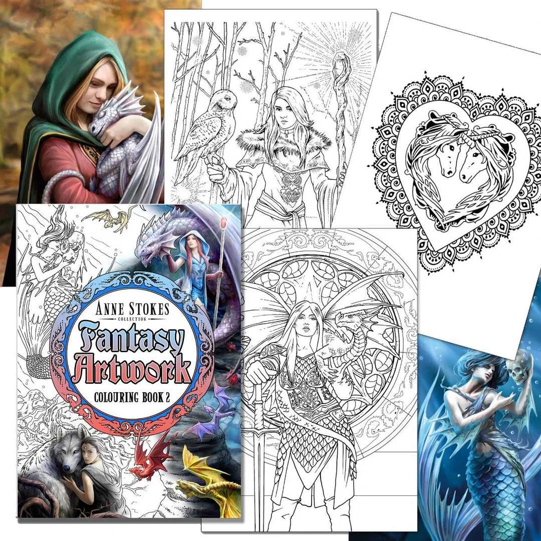 Eastgate Anne Stokes Fantasy Colouring Book 2 4 Eastgate Anne Stokes Fantasy Colouring Book 2
