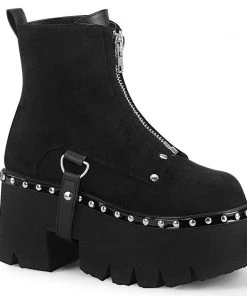 Demonia ASHES-100 Boots Suede