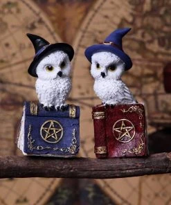 Nemesis Now Avian Spell Owl Figurine Blue