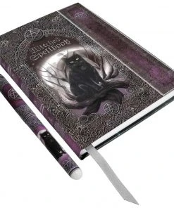 Nemesis Now Embossed Witches Spell Book Journal With Pen