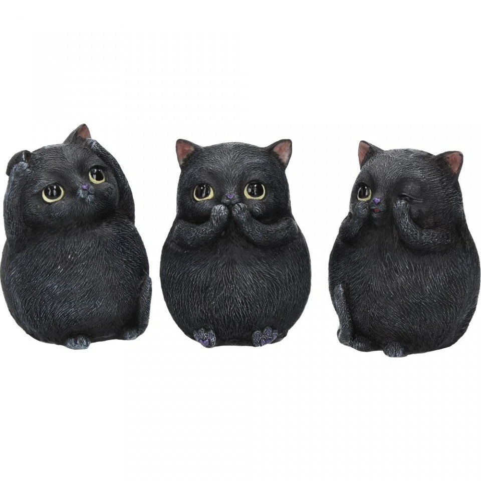 Nemesis Now All Homeware Three Wise Fat Cats 5 Nemesis Now All Homeware Three Wise Fat Cats