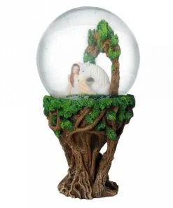 Nemesis Now Anne Stokes Pure Heart Unicorn Snow Globe 18cm