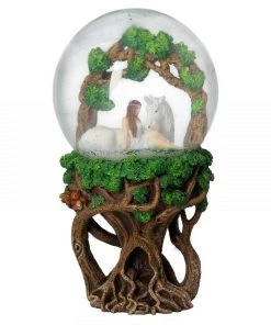 Nemesis Now Anne Stokes Pure Heart Unicorn Snow Globe 18cm