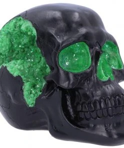 Nemesis Now Geode Skull Green