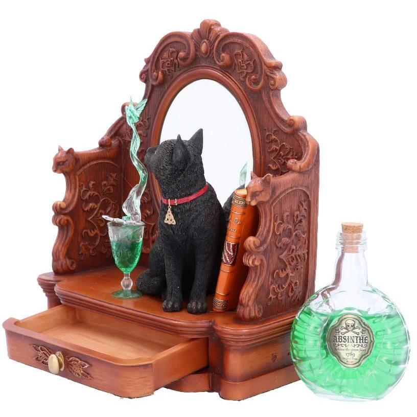 Nemesis Now Lisa Parker Absinthe Cat Diorama All Homeware 4 Nemesis Now Lisa Parker Absinthe Cat Diorama All Homeware