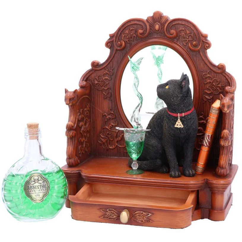 Nemesis Now Lisa Parker Absinthe Cat Diorama All Homeware 5 Nemesis Now Lisa Parker Absinthe Cat Diorama All Homeware
