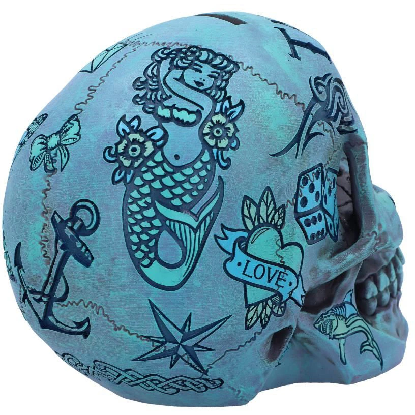 Nemesis Now All Homeware Tattoo Fund Skull Blue 6 Nemesis Now All Homeware Tattoo Fund Skull Blue