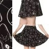 Egyptian Banned 9 Lives Sphinx Skater Skirt
