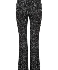 All Ladies Clothing Banned Esoteric Flare Leggings