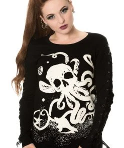 All Ladies Clothing Banned Afterlife Begins Octopus Jumper