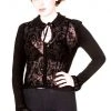 Banned Flocked Cameo Cardigan 1 Banned Flocked Cameo Cardigan