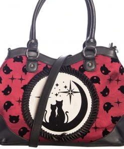 Banned Lunar Sisters Bag Burgundy