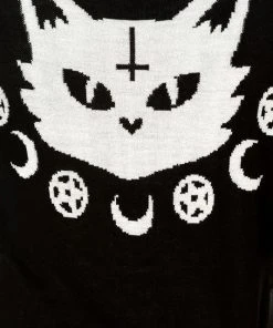 All Ladies Clothing Banned Cat Knit Jumper