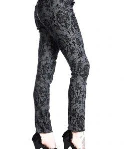 Banned Cross Cameo Grey Trousers