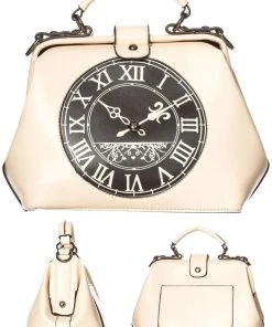 Banned Dara Bag White All Steampunk Accessories