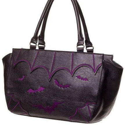Banned Embroidered Bat Bag Purple 4 Banned Embroidered Bat Bag Purple