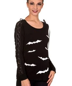 All Ladies Clothing Banned Friction Jumper Black White 9 All Ladies Clothing Banned Friction Jumper Black White